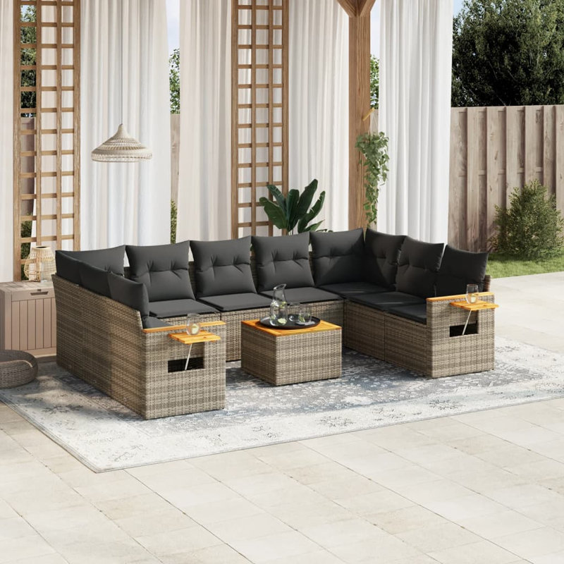 Ensemble de canapé de jardin Vidaxl