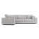 Perry Modular Sofa Set 07 In Gris Fabric
