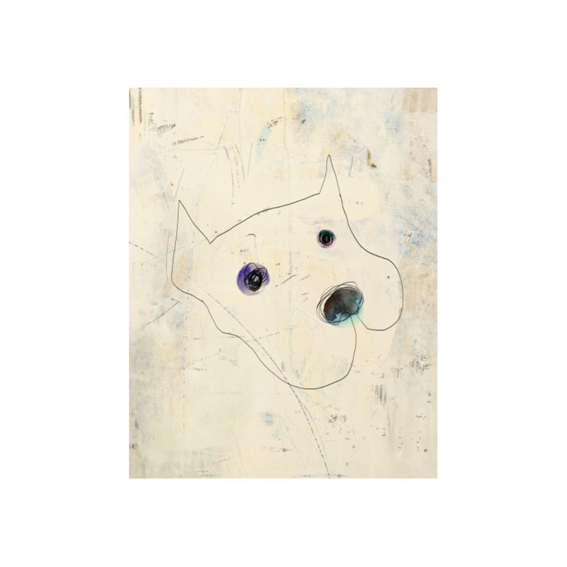 Ruff Life II Painting by Charlotte Perkins, 50" H x 40" W x 1.5" D, Outdoor