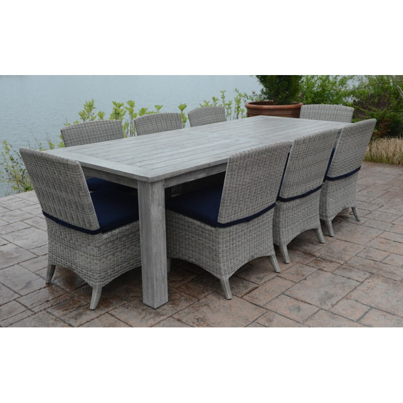 Bella Wicker Armless Outdoor Dining Chair, Cast Charcoal, Gray