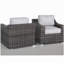 Chaise de patio avec coussins 2