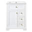 Meuble-lavabo de salle de bain avec support de rangement à 2 niveaux-540097672