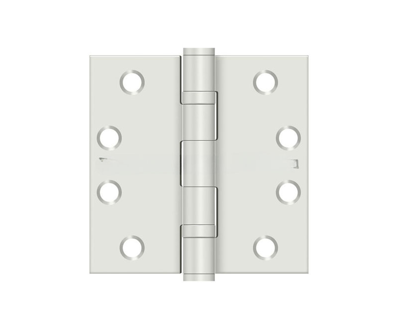 Charnière carrée 4 "x 4" Deltana S44HDBBUSPW, Prime Coat White