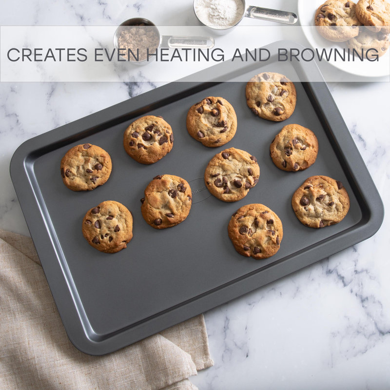 Medium Gray Nonstick Carbon Steel Baking Sheet