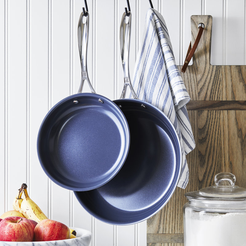 ZWILLING Clad CFX 2-Piece Stainless Steel Ceramic Nonstick 8-in & 10-in Fry Pan Set