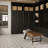 48.43''W Leather Upholstered Bench With Metal Legs-1193262342