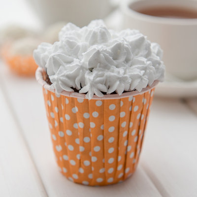 Restaurantware Panificio Polka-Dotted Paper Baking Cup