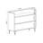43'' Wide Console Table With Vertical Stacking