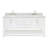 Alemanno Akwasi 73"Double Bathroom Vanity in White, with 0.75" Italian Carrara Marble Top, Rectangle Sink-565412213-570779684-570779687