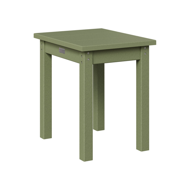 Outdoor Rectangle Side Table, Sage
