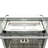 60000 43" Grey Open Weave Propane Gas Fire Pit Table, With Bohemian Design, Glass Wind Guard, And 20Lbs Storage For Patio Garden 43 Inch Rectangular , In Grey, Blue Stone Decoration Tempered Guard-1491381254