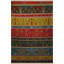 Tapis décoratif rétro multicolore-116431088