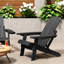 Chaise Adirondack pliante avec repose-pieds et repose-gobelets - dossier réglable, extérieur HiPS-1654280539
