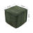 Hampton Square Pouf Ottoman - Clover Leaf Green-1781876285