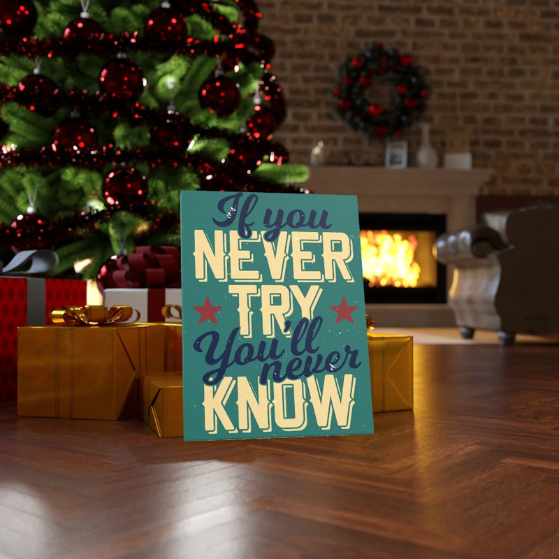 You'll Never Know - Wrapped Canvas Print, 36cm H x 28cm W