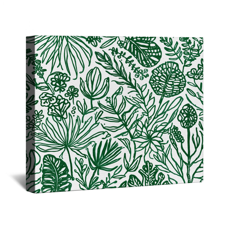 Toile tendue sur toile Green Line, 32 po x 32 po