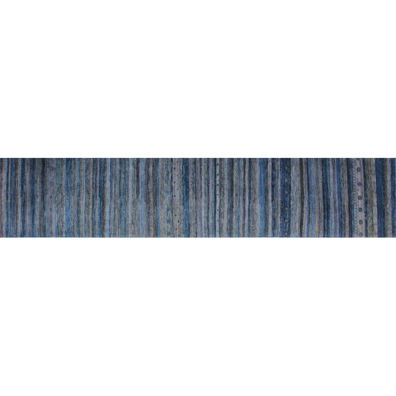 Traditional, Transitional One-of-a-Kind Runner 2'9" X 15'5" Runner Wool Area Rug