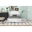Lit plateforme double en bois avec tête de lit Lit gigogne simple, aucun sommier requis, robuste et amp; Durable-288171722