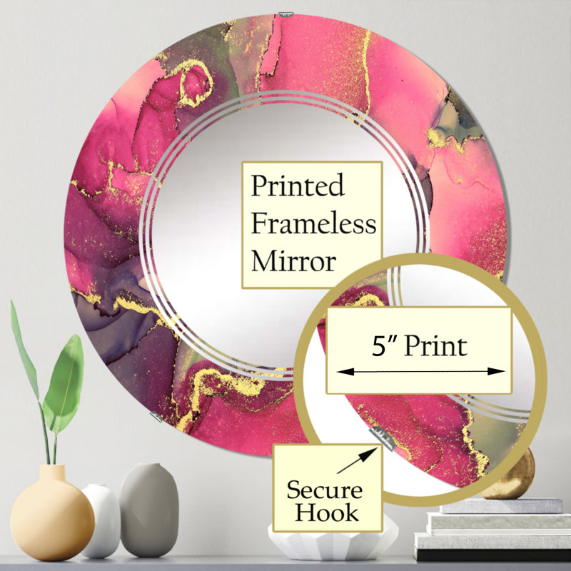 Miroir de salle de bain sans cadre, 24 po x 24 po