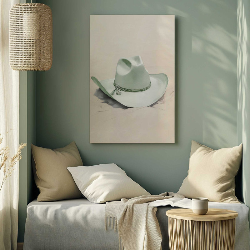 «Cowboy Essentials in Green II», toile tendue, H 30 po x l 20 po