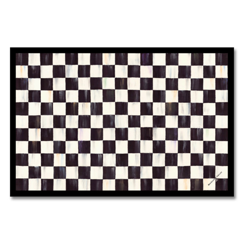 Courtly Check Floor Mat, 24" W x 36" L