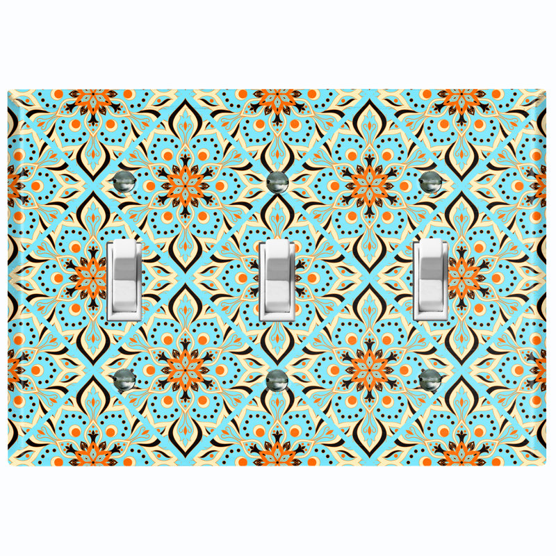 Patterned Toggle Light Switch Standard Wall Plate