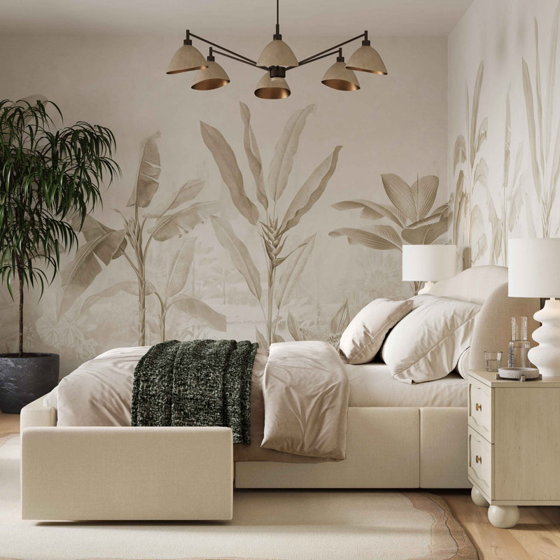 Grand lit de rangement en lin recyclé Corey, Grand