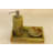 3Pc Green Onyx Bath Accessory Set