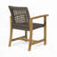 Fauteuils club d'extérieur en bois d'acacia-1801513289