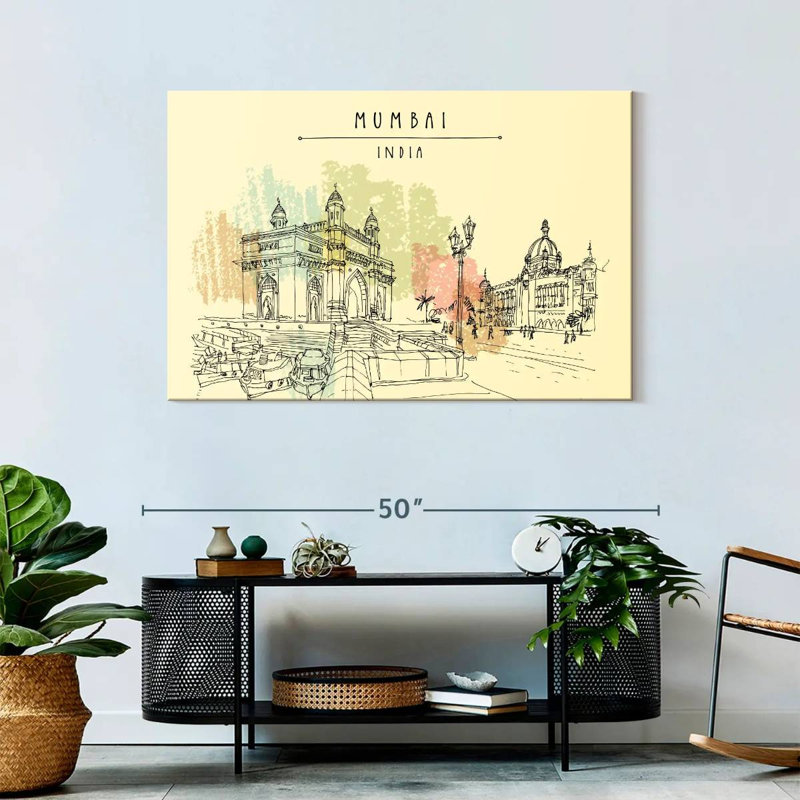 Nicci Mumbai, 30" H x 45" W