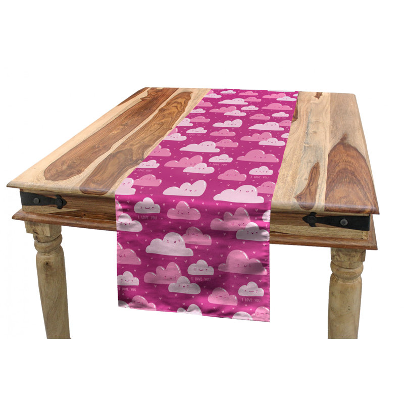 Geometric Valentine's Day Table Runner, 120" x 16"