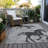 Machine Washable Indoor/Outdoor Cinead ACN1717 Gray Rug-104847962