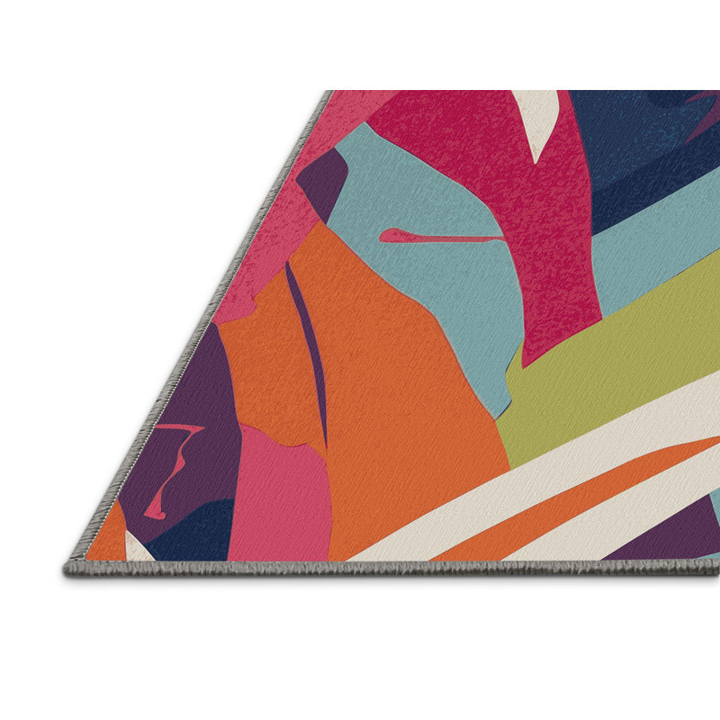 Neon Streams Rug, Rectangle 2' x 3'