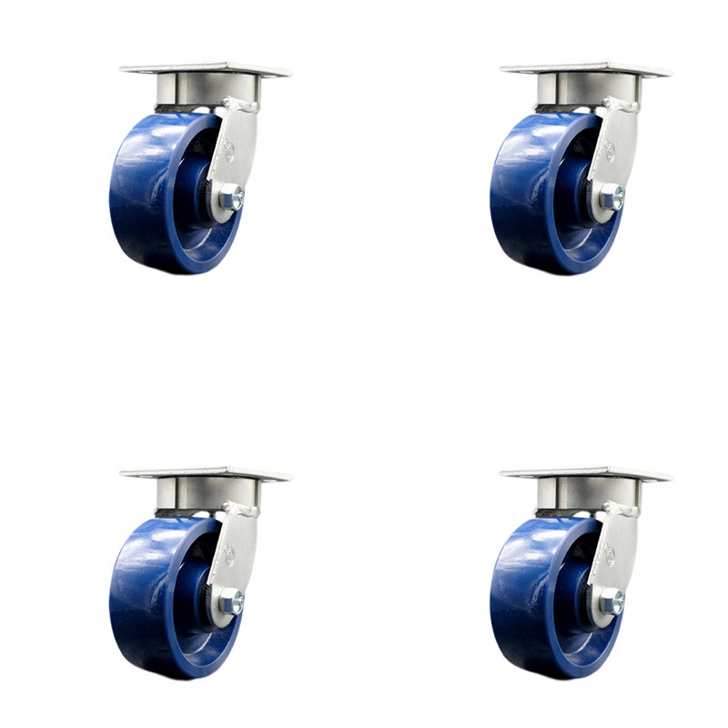 Kingpinless Solid Swivel Caster