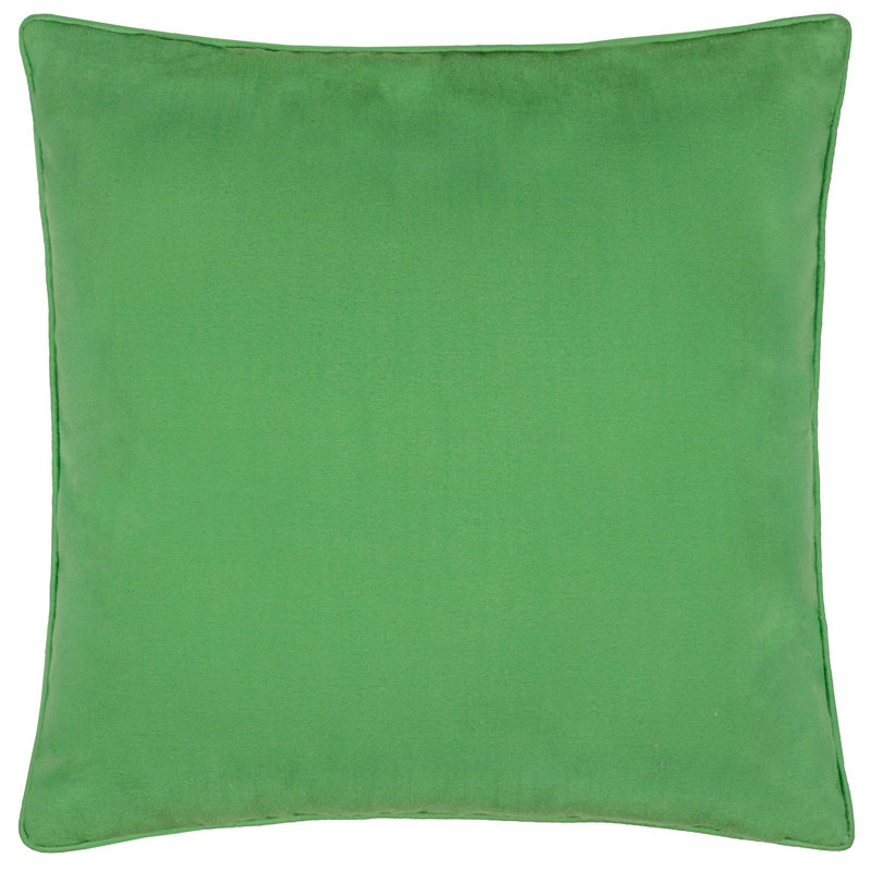 Strawberry Thief Indoor / Outdoor Floral Green Square Throw Cushion, Blue/Green