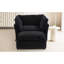 Fauteuil rembourré de 47 po avec tissu en chenille mobile, siège de soutien et élégant pour lire dans le salon Coussin de chaise confortable, coussins rembourrés-57060816-57060820