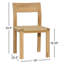 Eldrid Outdoor Armless Dining Chair NaNa
