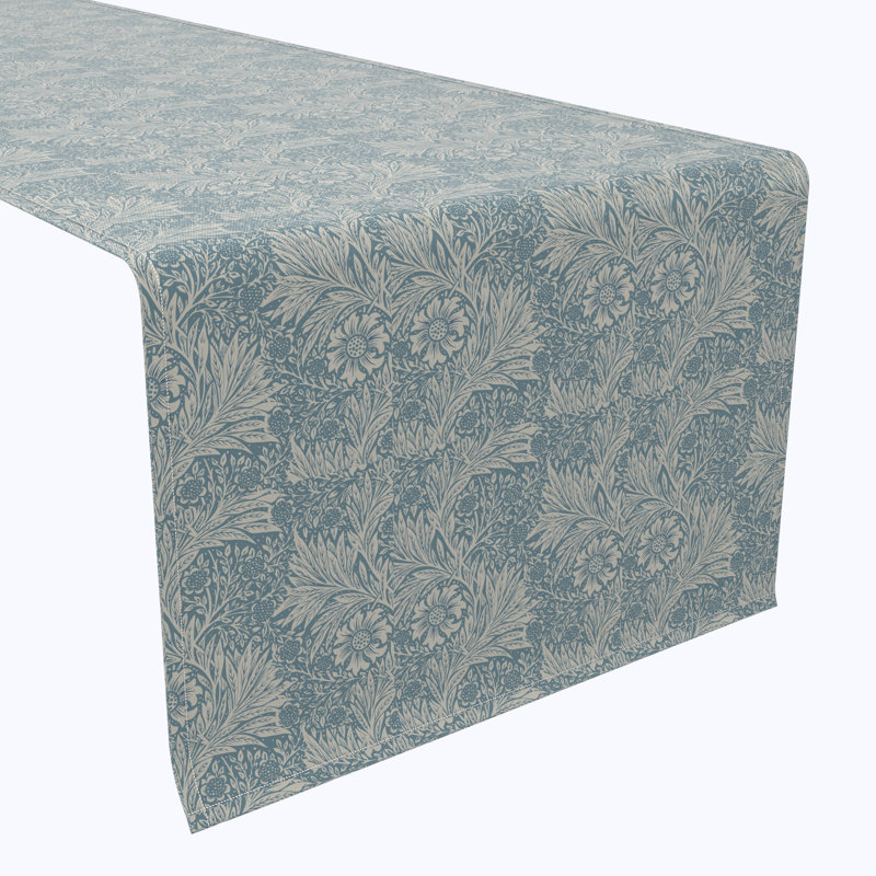 Table Runner, 100% Cotton, Floral 73, 90" x 16"