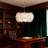 20.9-inch Dimmable Feather Chandelier With Bulb