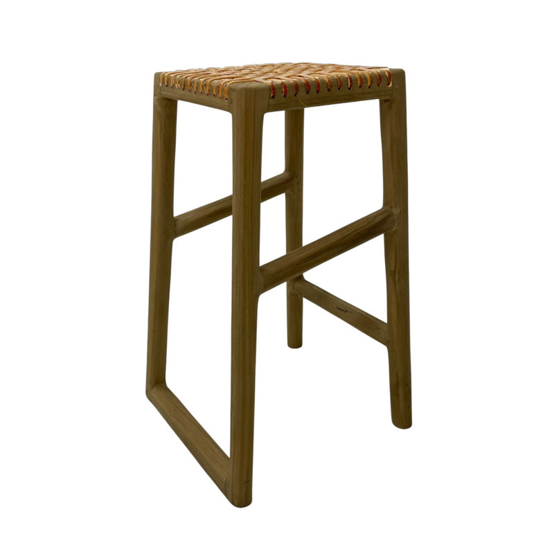 Manders Counter Stool, Natural, Brown