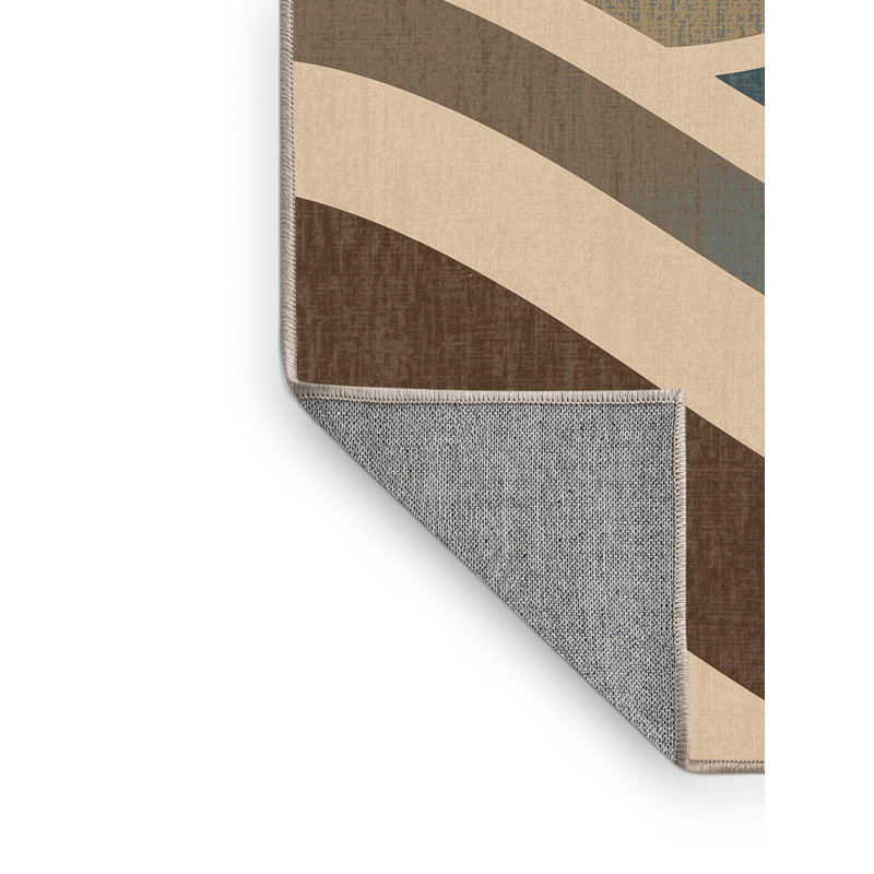 Tapis lavable à la machine Outhe, 5 x 7