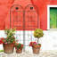 Ensemble de 2 treillis de jardin en métal 71 po x 19,7 po Premier, antirouille pour grimper des fleurs à l'extérieur, noir, procédure d'assemblage simple, avec revêtement galvanisé, paquet d'utilisation polyvalent 19,7 po, rouille - plante d'extérieur-121594810