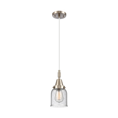 Mini-luminaire suspendu à cordon 1 lumière Caden Bell