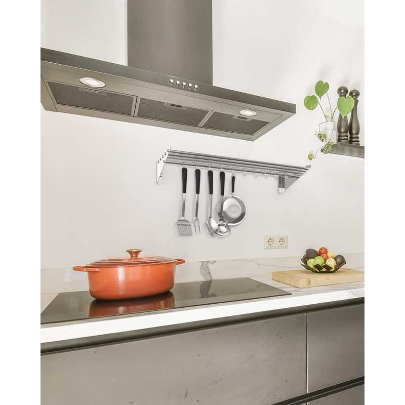 Support à casseroles mural Coppins, H 5,5 po x l 48 po x P 12 po