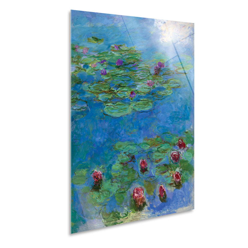 Water Lily Moment by Claude Monet - No Frame Print, Plastic/Acrylic, 140cm H x 100cm W