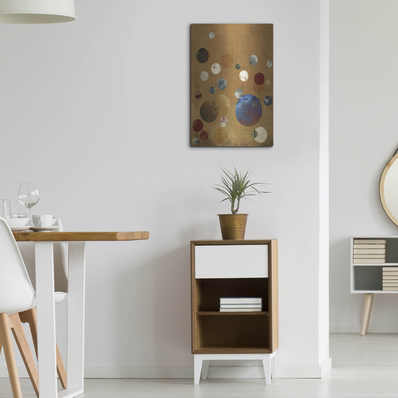  «Celeste 2» par Alicia Ludwig, art mural en métal, H 24 po x l 16 po