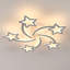 Dimmable 5-Light LED Modern Ceiling Light Fixture with Remote Control-2120421560-2120421557-2120421555