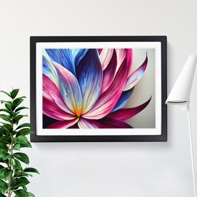 Colourful Floral Art Vol.1 Abstract 1 Piece Single Picture Frame Wall Art