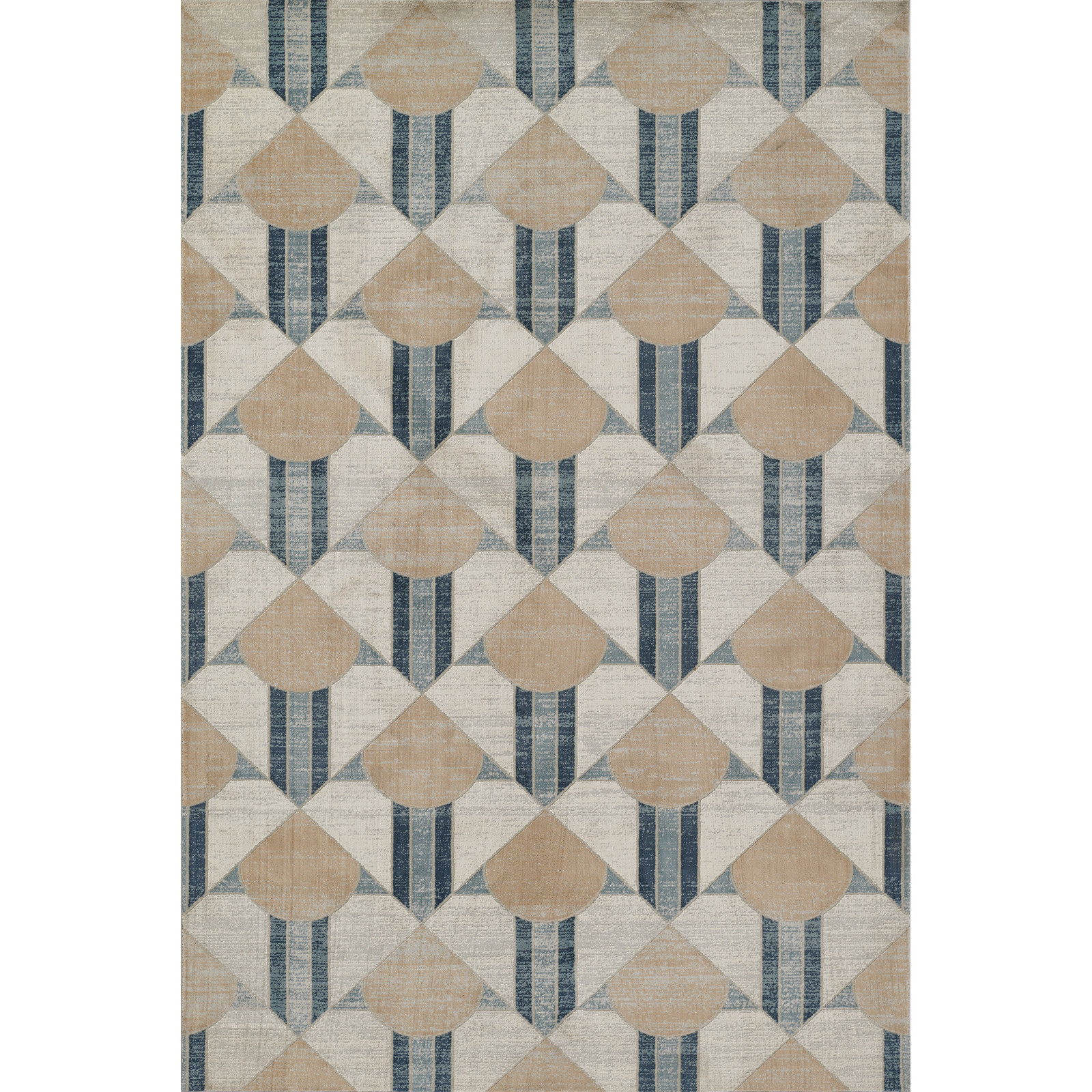 Scout Blue Rug, Rectangle 1'10" x 2'10"