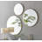 Alcantera Metal Frame Round Wall Mirror - Simple and Elegant Modern Design-1379521894-1379521890